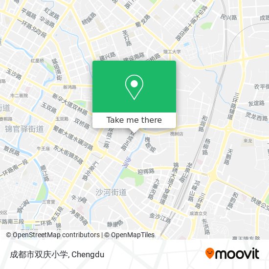 成都市双庆小学 map