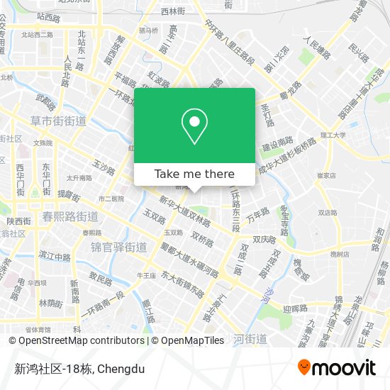 新鸿社区-18栋 map