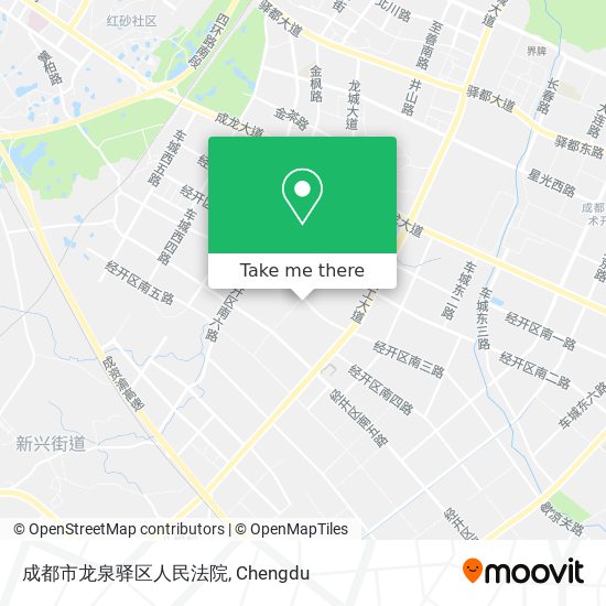 成都市龙泉驿区人民法院 map