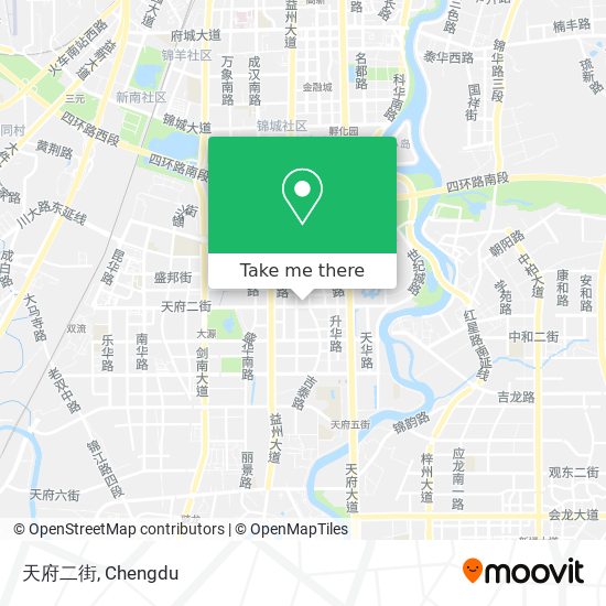 天府二街 map
