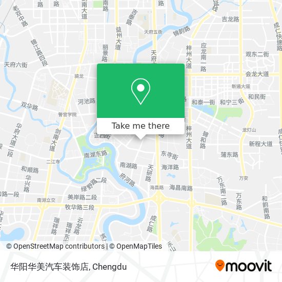 华阳华美汽车装饰店 map