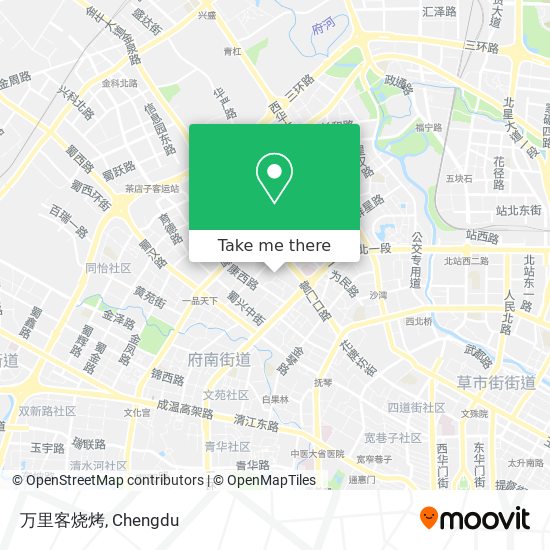 万里客烧烤 map