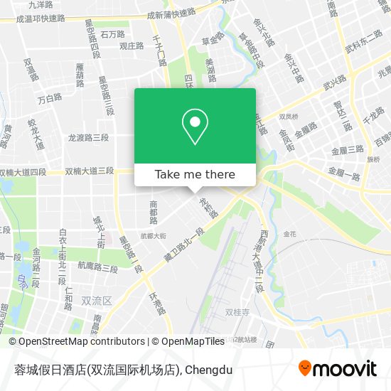 蓉城假日酒店(双流国际机场店) map