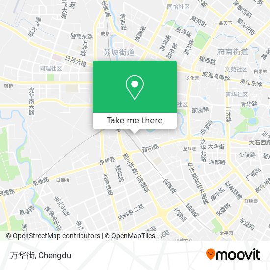 万华街 map