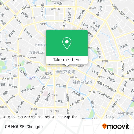 CB HOUSE map