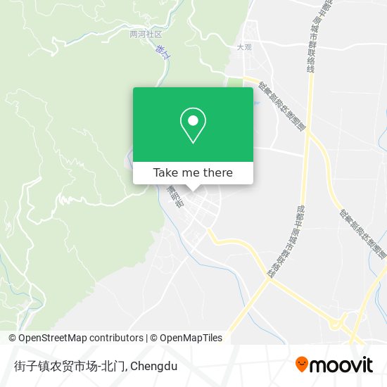 街子镇农贸市场-北门 map