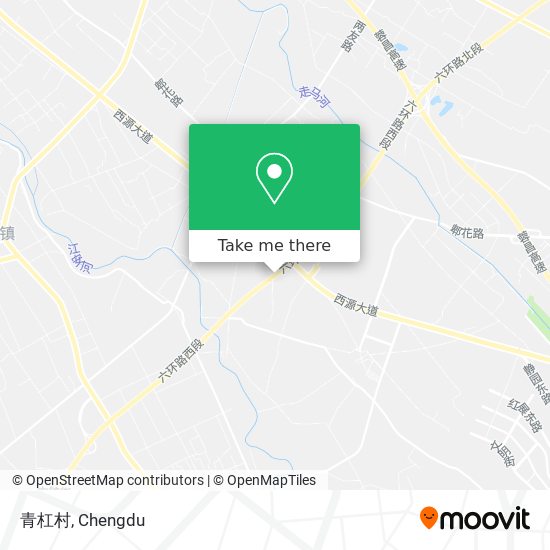 青杠村 map