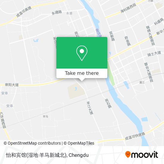 怡和宾馆(湿地·羊马新城北) map