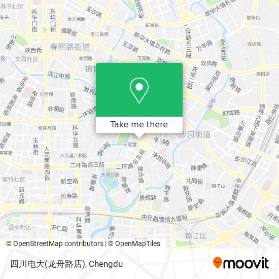 四川电大(龙舟路店) map
