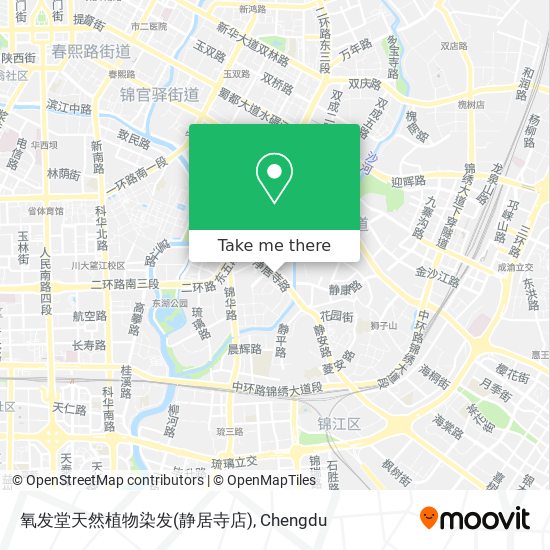 氧发堂天然植物染发(静居寺店) map