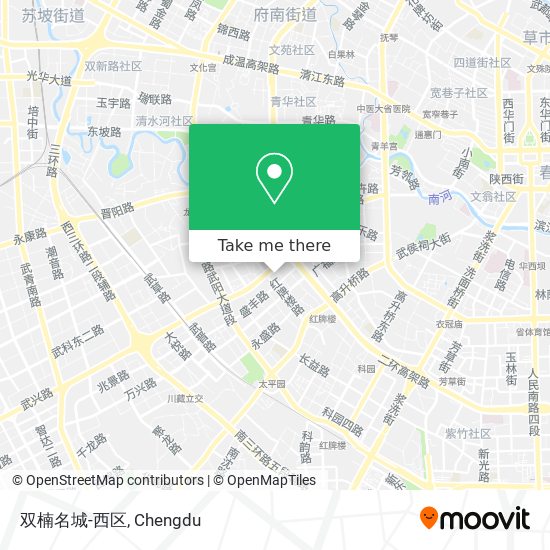 双楠名城-西区 map