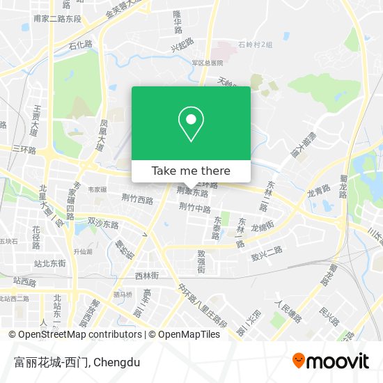 富丽花城-西门 map