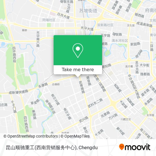 昆山顺驰重工(西南营销服务中心) map