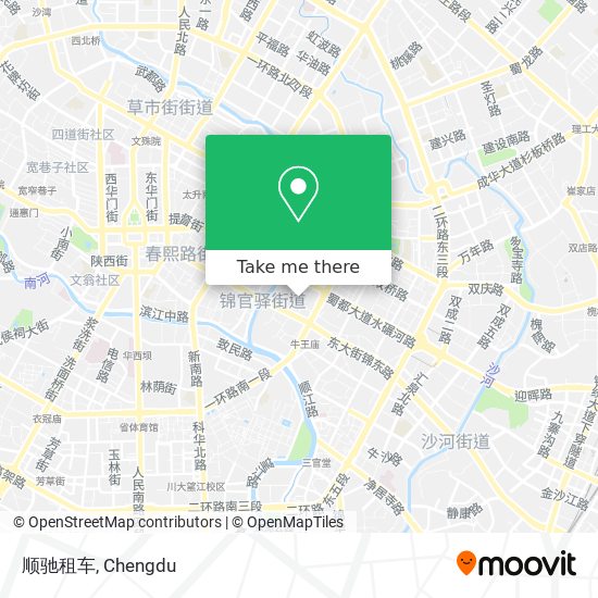 顺驰租车 map