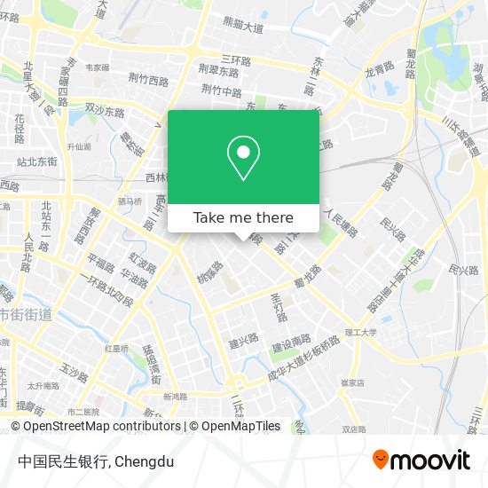 中国民生银行 map