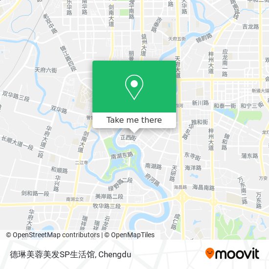 德琳美蓉美发SP生活馆 map