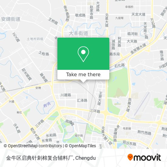 金牛区启典针刺棉复合辅料厂 map