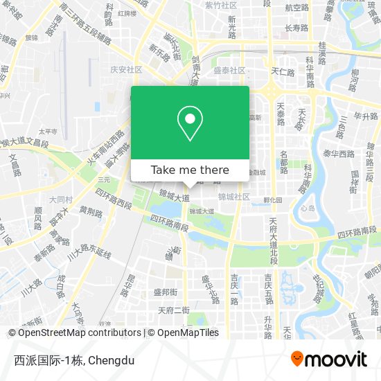 西派国际-1栋 map