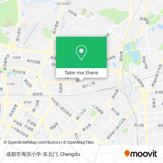 成都市海滨小学-东北门 map