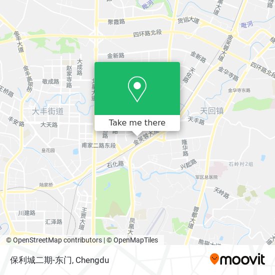 保利城二期-东门 map