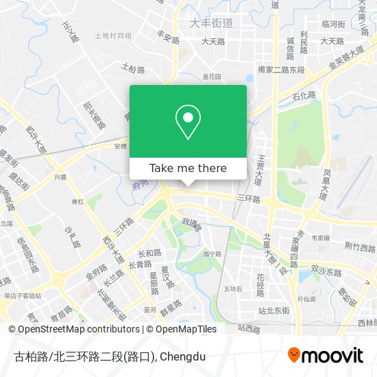 古柏路/北三环路二段(路口) map