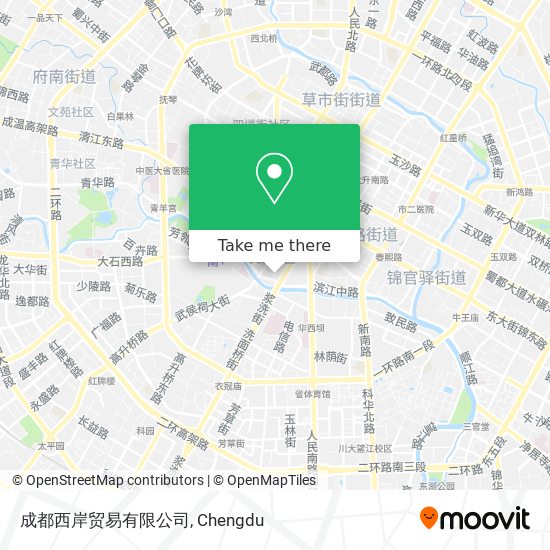 成都西岸贸易有限公司 map