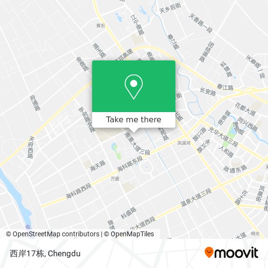 西岸17栋 map