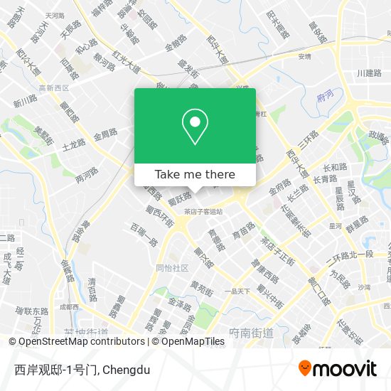 西岸观邸-1号门 map