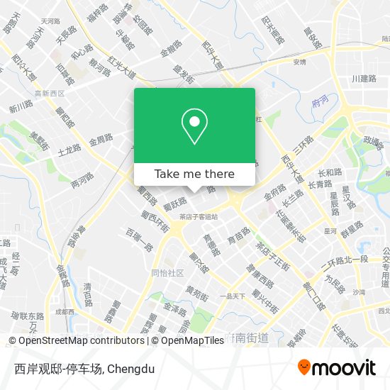 西岸观邸-停车场 map
