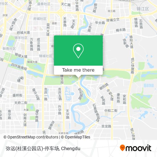 弥远(桂溪公园店)-停车场 map