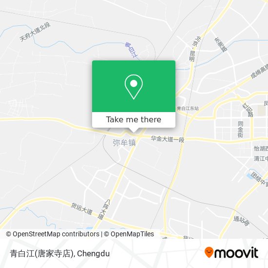青白江(唐家寺店) map