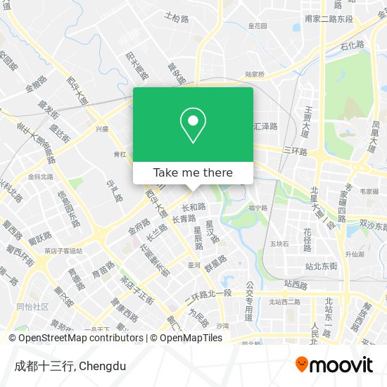 成都十三行 map