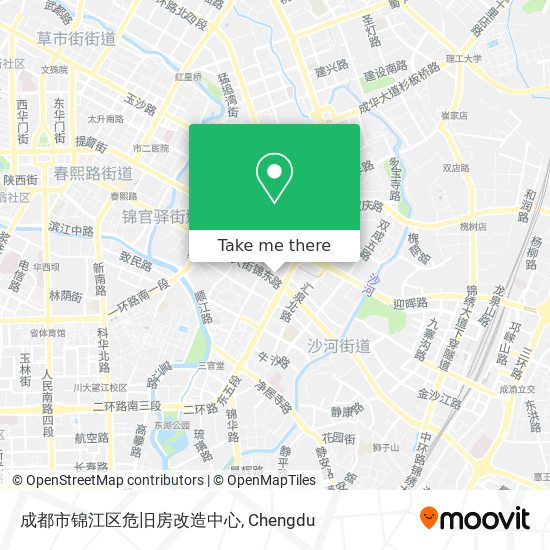 成都市锦江区危旧房改造中心 map