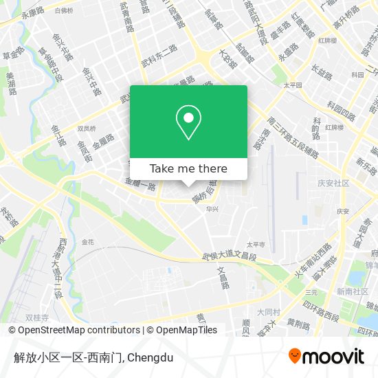 解放小区一区-西南门 map