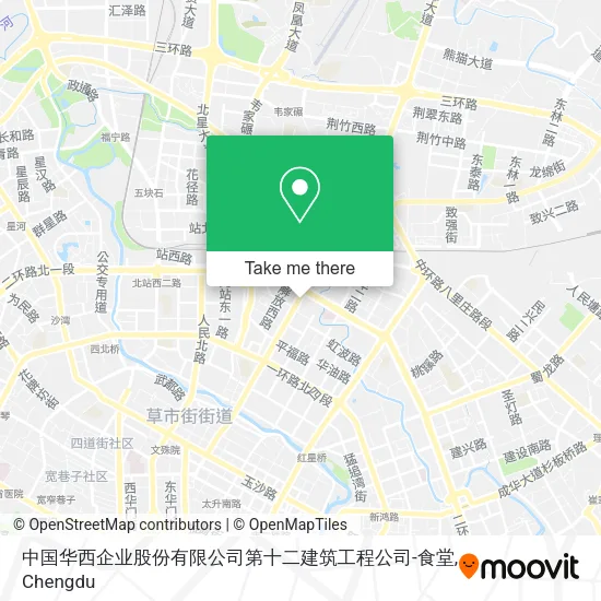 中国华西企业股份有限公司第十二建筑工程公司-食堂 map