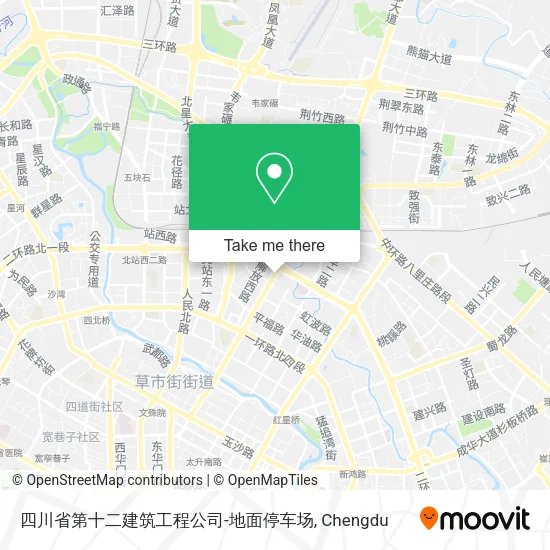 四川省第十二建筑工程公司-地面停车场 map