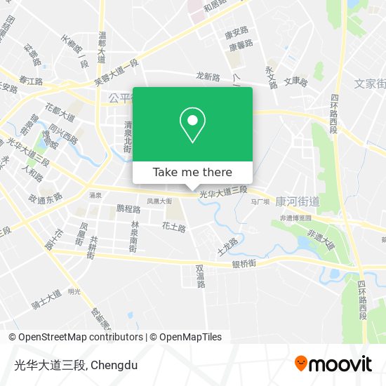 光华大道三段 map