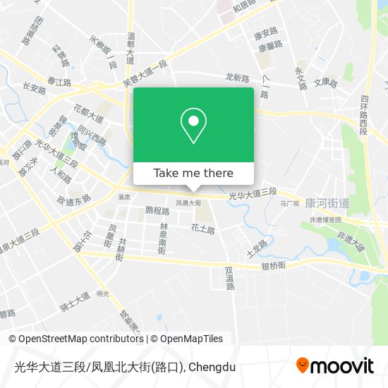 光华大道三段/凤凰北大街(路口) map