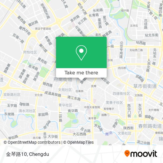 金琴路10 map