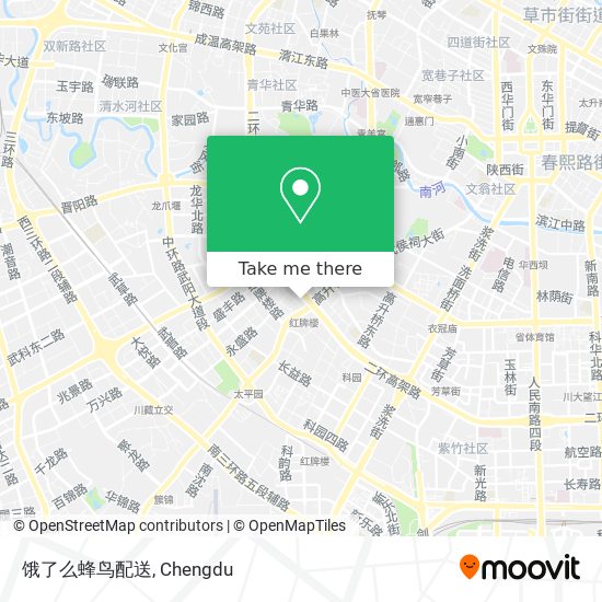 饿了么蜂鸟配送 map