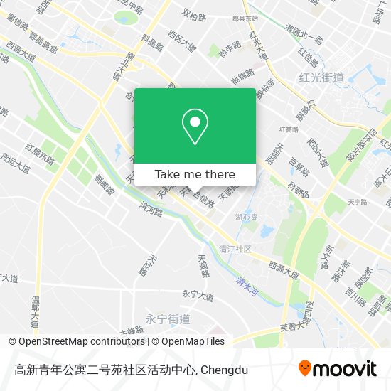 高新青年公寓二号苑社区活动中心 map