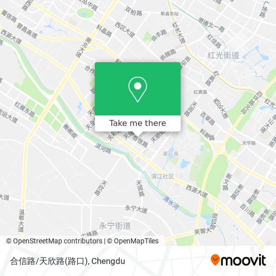 合信路/天欣路(路口) map