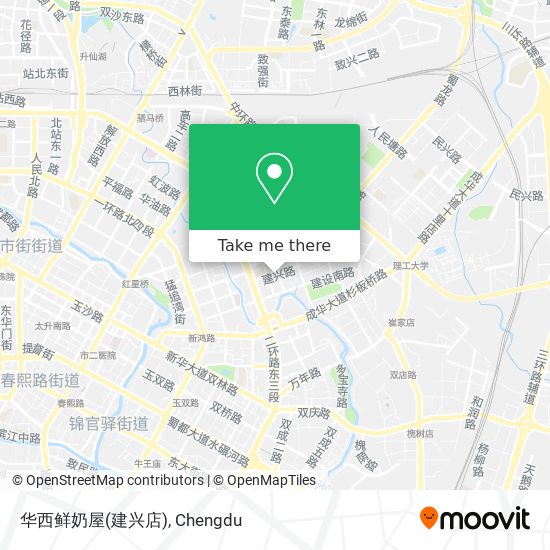 华西鲜奶屋(建兴店) map