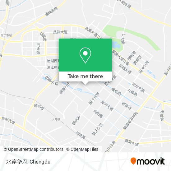 水岸华府 map