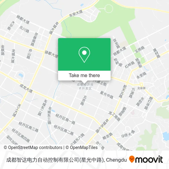 成都智达电力自动控制有限公司(星光中路) map