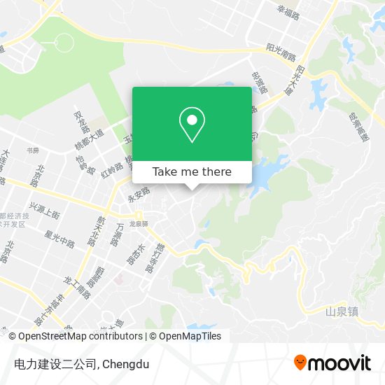 电力建设二公司 map
