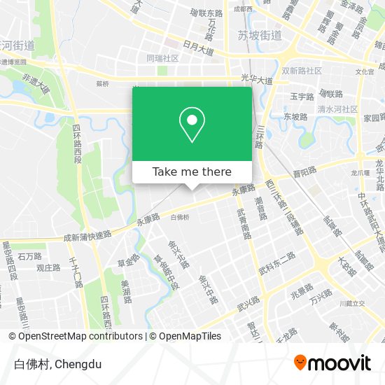 白佛村 map