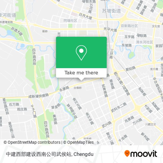 中建西部建设西南公司武侯站 map
