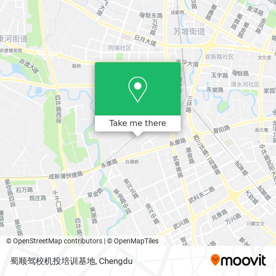 蜀顺驾校机投培训基地 map