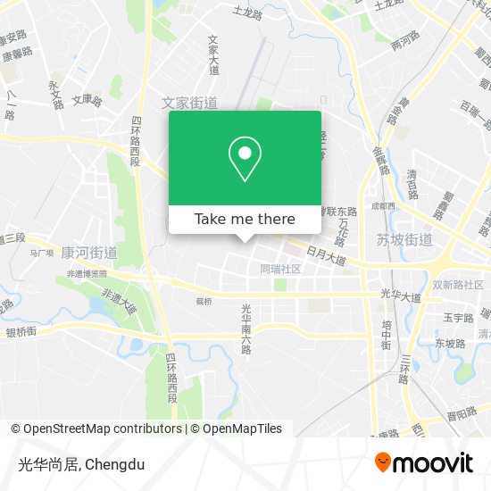光华尚居 map